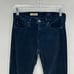 AG ADRIANO GOLDSCHMIED Blue The Prima Mid Rise Cigarette Leg Corduroy Pants 26