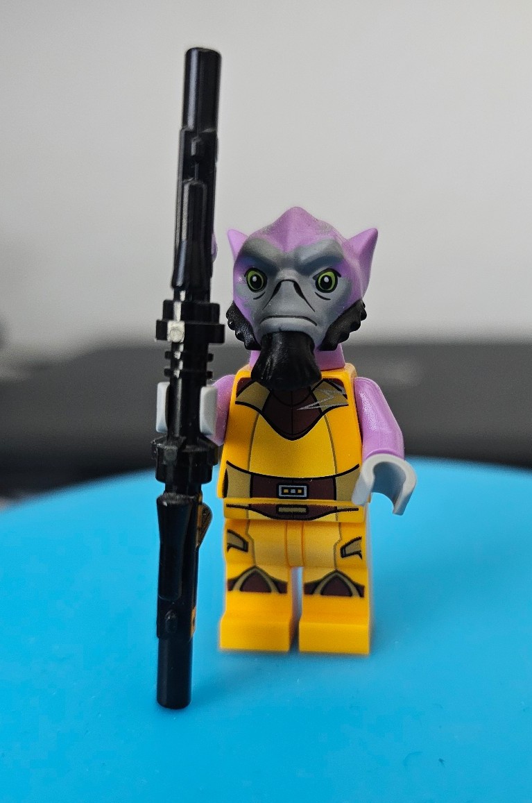 LEGO Star Wars Rebels Zeb Orrelios Minifigure (75053) sw0575 Great Condition