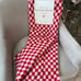 1-NWT COZY KNIT FEATHER WEIGHT CHECKERED RED, PINK THROW BLANKET