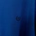 Chaps Ribbed V Neck Sweater Blue Cotton Knit Basic Casual Mens Size XXL 2XL