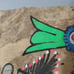 Hand painting on wood pulp