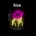 Pink LED Cowgirl Neon Sign