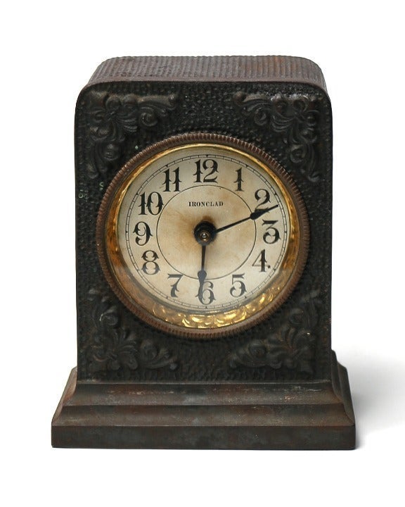 1908 Westclox Ironclad Wind Up Alarm Clock