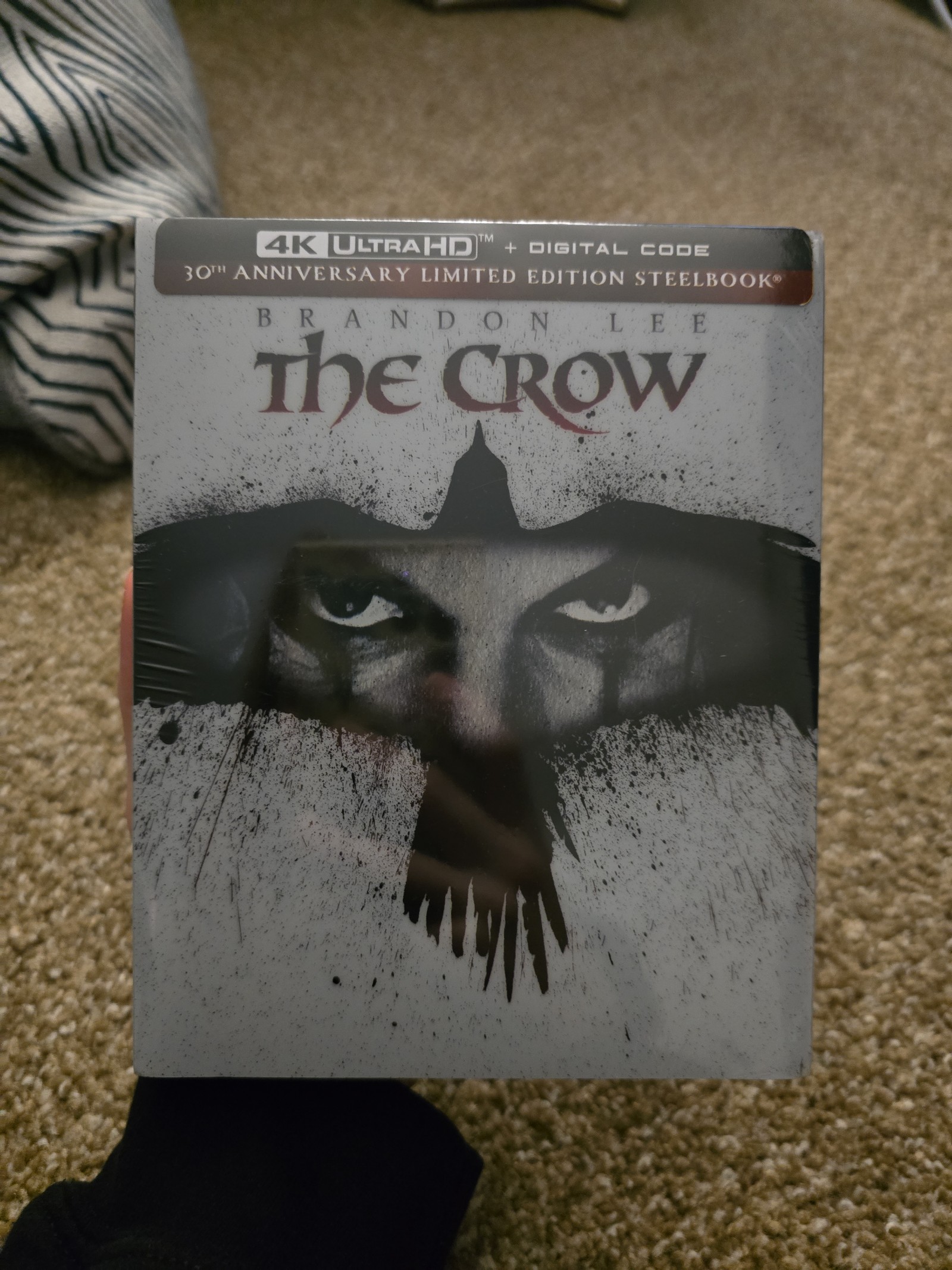 THE CROW Brandon Lee 4K UltraHD Steelbook 30th anniversary limited edition.