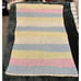 Beautiful Handmade Crochet Pastel Baby Blanket Afghan - 65 X 45