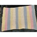 Beautiful Handmade Crochet Pastel Baby Blanket Afghan - 65 X 45