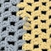 Beautiful Handmade Crochet Pastel Baby Blanket Afghan - 65 X 45