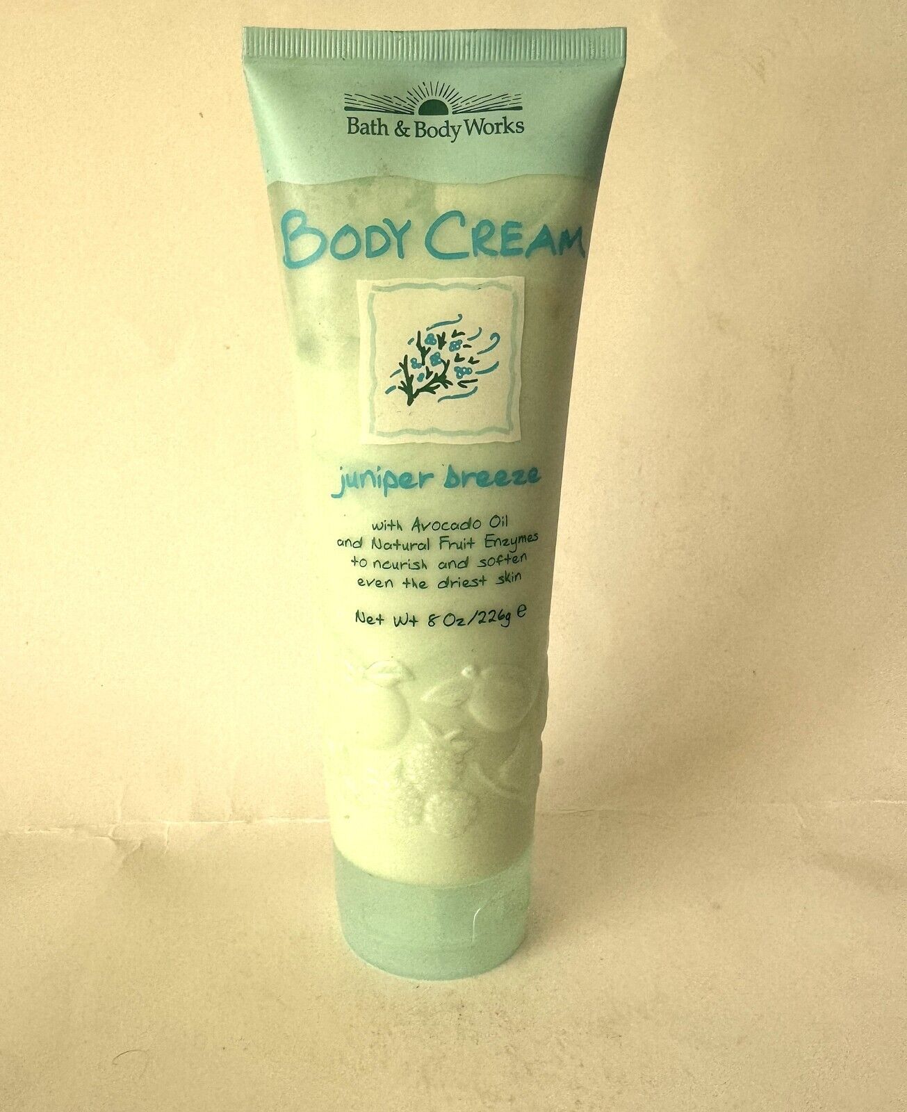 Bath & body works body cram juniper breeze 8oz RARE