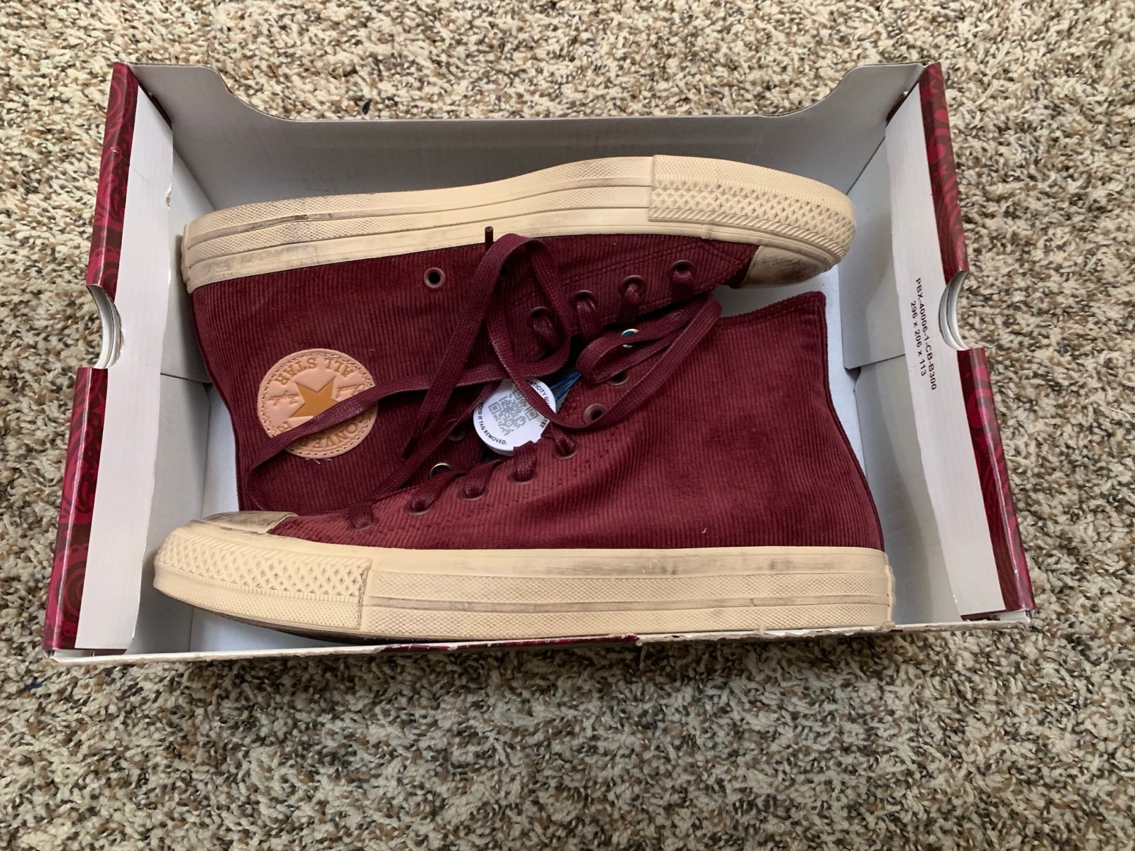 Wonka Converse, Brand new, Size US Men’s 7/US Women’s 9