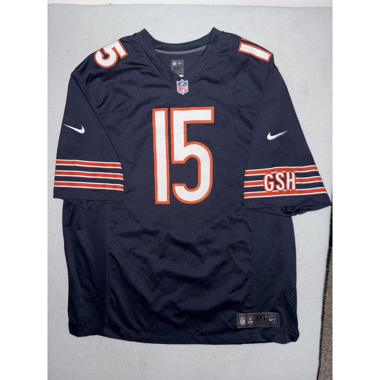 Brandon Marshall Jersey Chicago Bears Mens 3XL Blue Nike On-Field AUTHENTIC