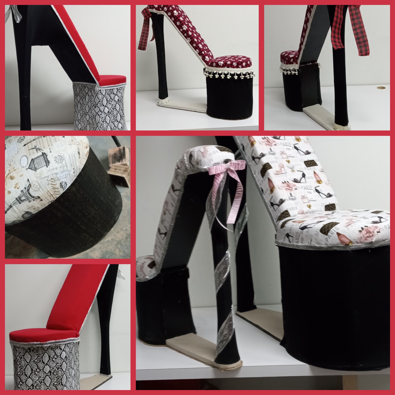 High Heel Vanity Chair