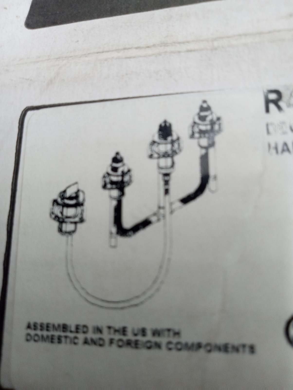 Delta R4707 deck Mount Roman tub and hand shower rough-in kit