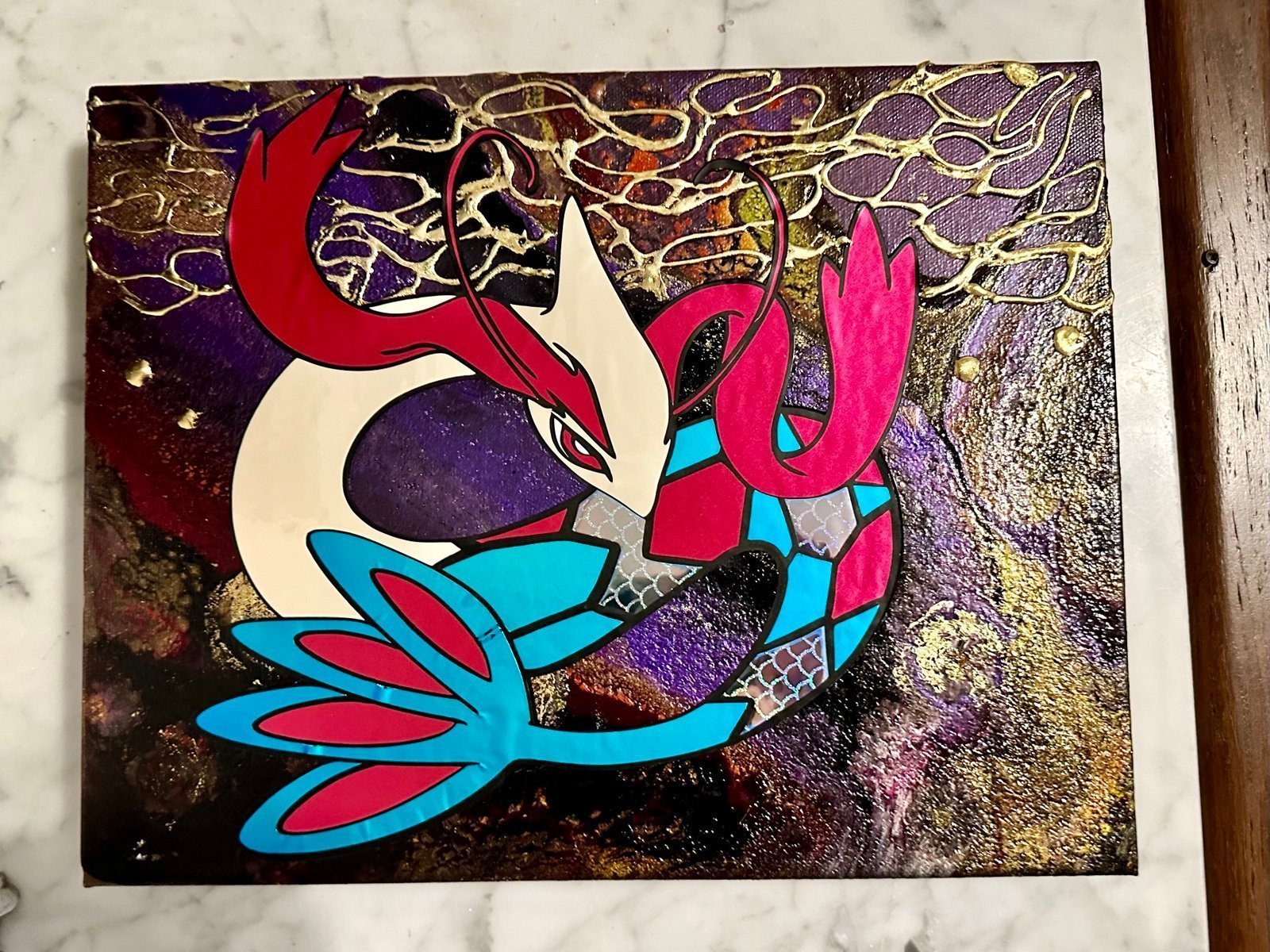 Milotic Pokémon Canvas Painting - Fanart