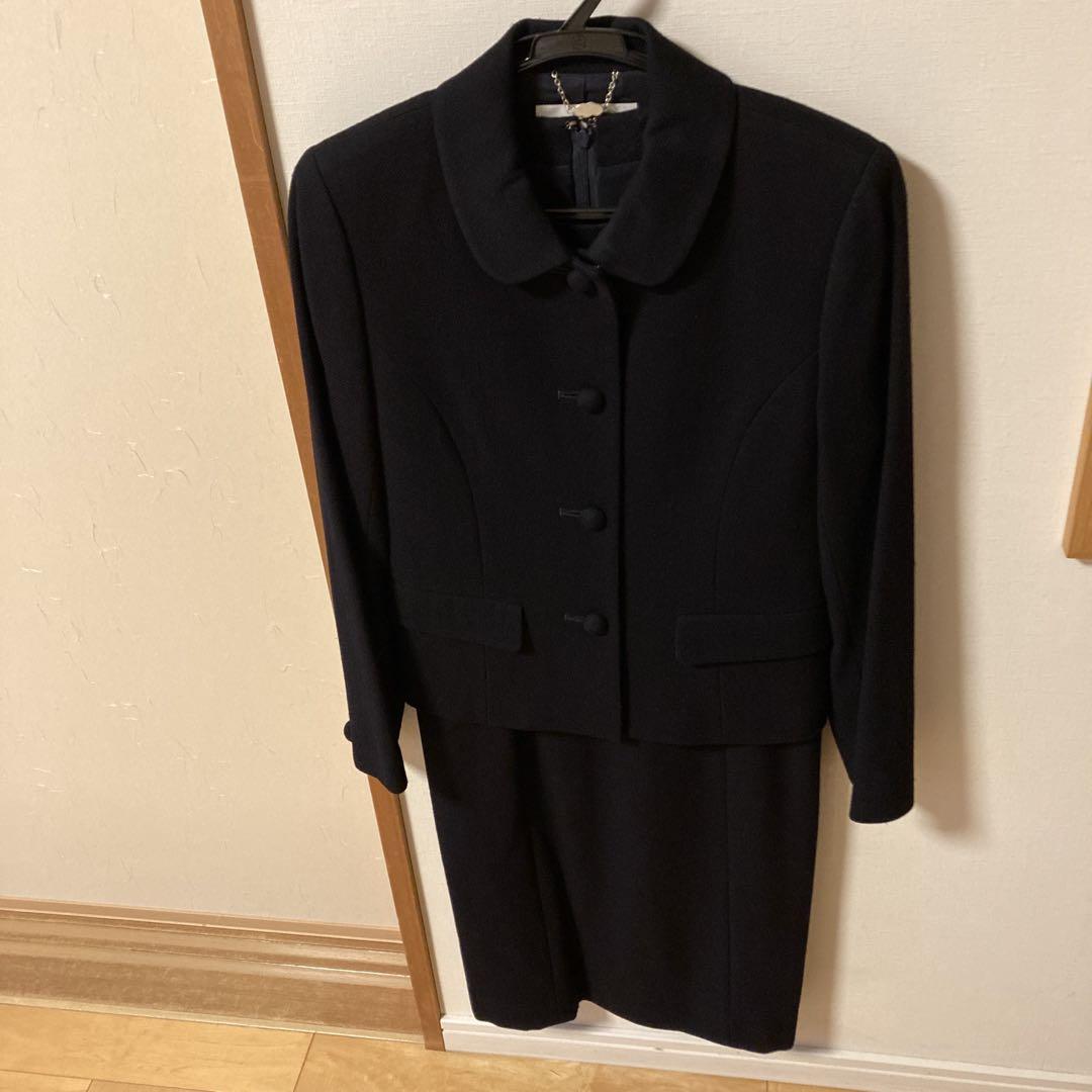 Creage Suit, Navy Blue, Formal, Suitable for Entrance Exams and Explanations