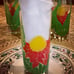 Mid century /Vintage HighBall Tropical Flower Cocktail Libbey Glass Set/7