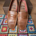 Florsheim Throttle Leather Penny Loafers - Mens Size 10