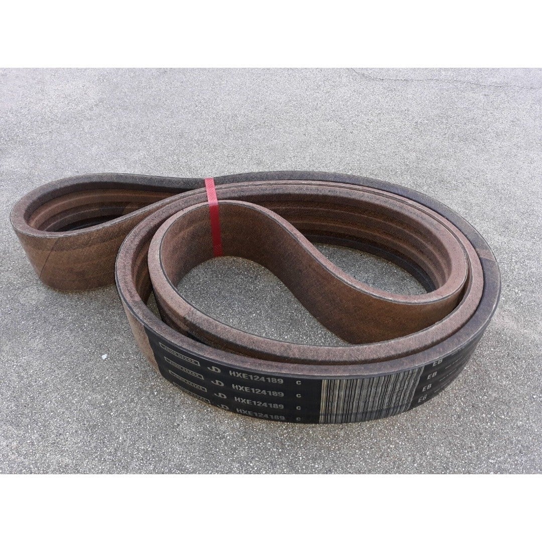 John Deere HXE124189 Combine Discharge Beater Belt. V-Belt. 3 Thick