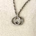 Excellent Condition! GUCCI Gucci Necklace GG Mark Ag 925 Logo Engraved