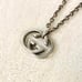Excellent Condition! GUCCI Gucci Necklace GG Mark Ag 925 Logo Engraved