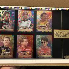 Collectible NASCAR Winston Cup Wheels Race Cards
