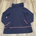 Sail to sable navy pom pom pullover cowl neck sweatshirt size XS