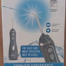 Waterpik Cordless Advanced 2.0 Water Flosser For Teeth Black WP-582