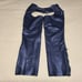 ProTech Motorcycle biker leather chaps size XL