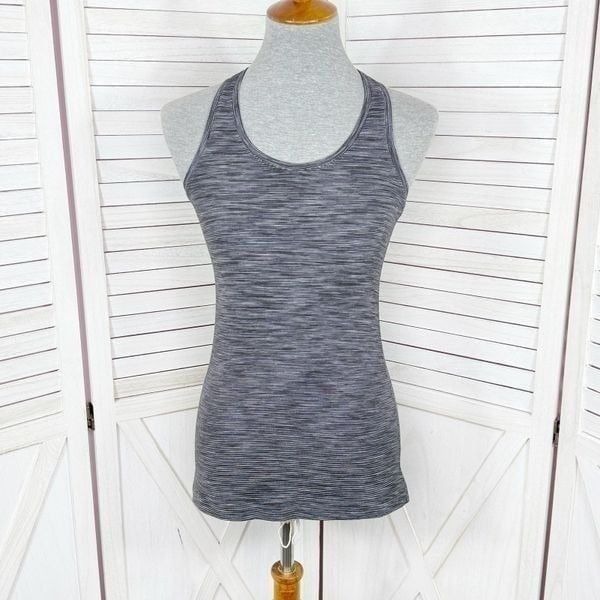 Lululemon Cool Racerback II Nulu Tank Top Shirt Wee Are From Space Grey 4