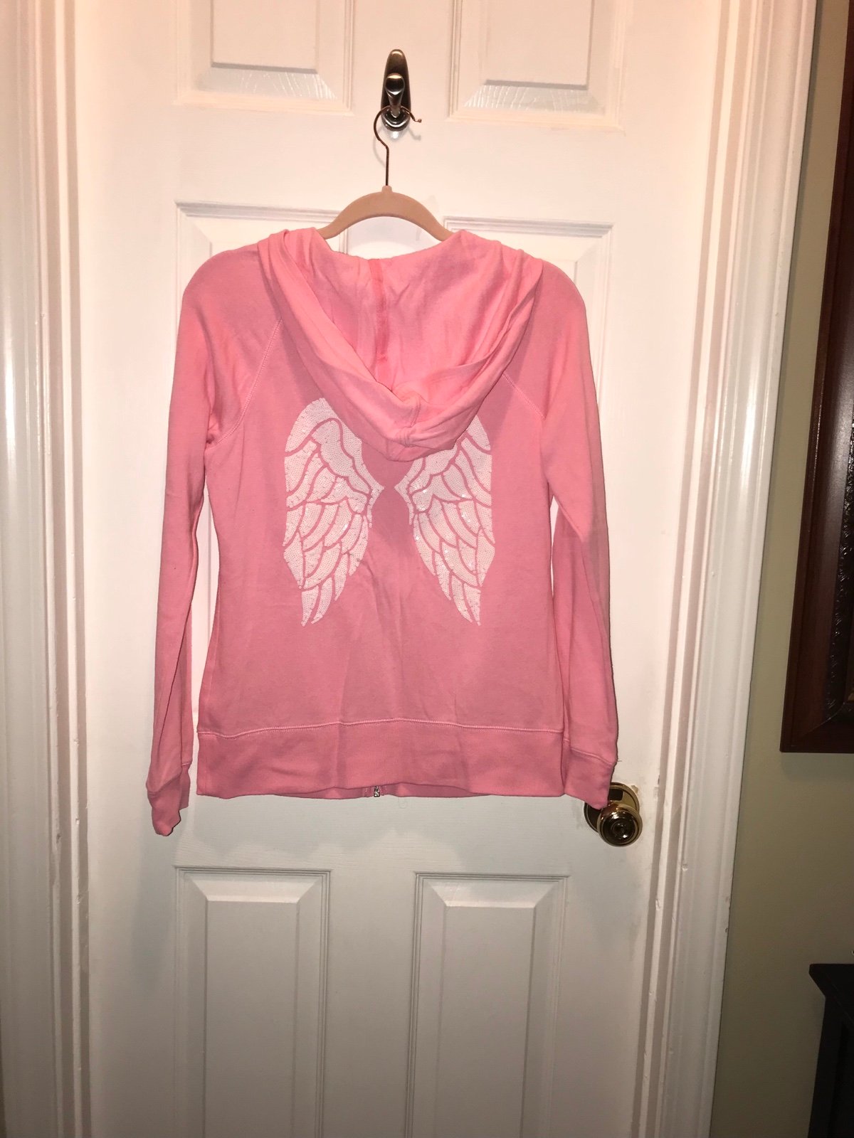 Victoria’s Secret Sequin Wings Zip Up Hoodie Like NEW