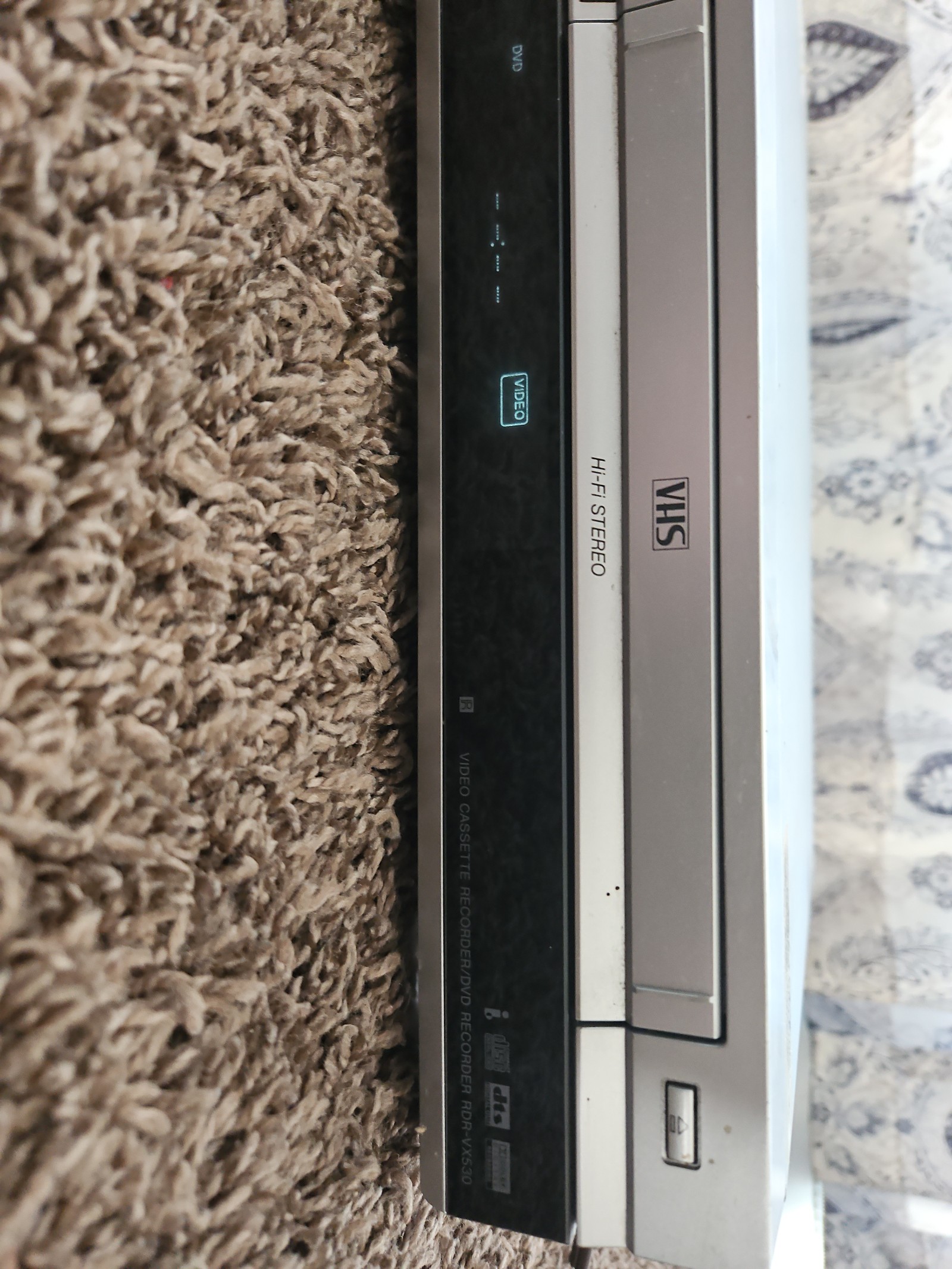 Sony RDR-VX530 DVD Recorder VHS Recorder Combo Player NO Remote - untested