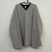 y2k grayish beige fleece sweater