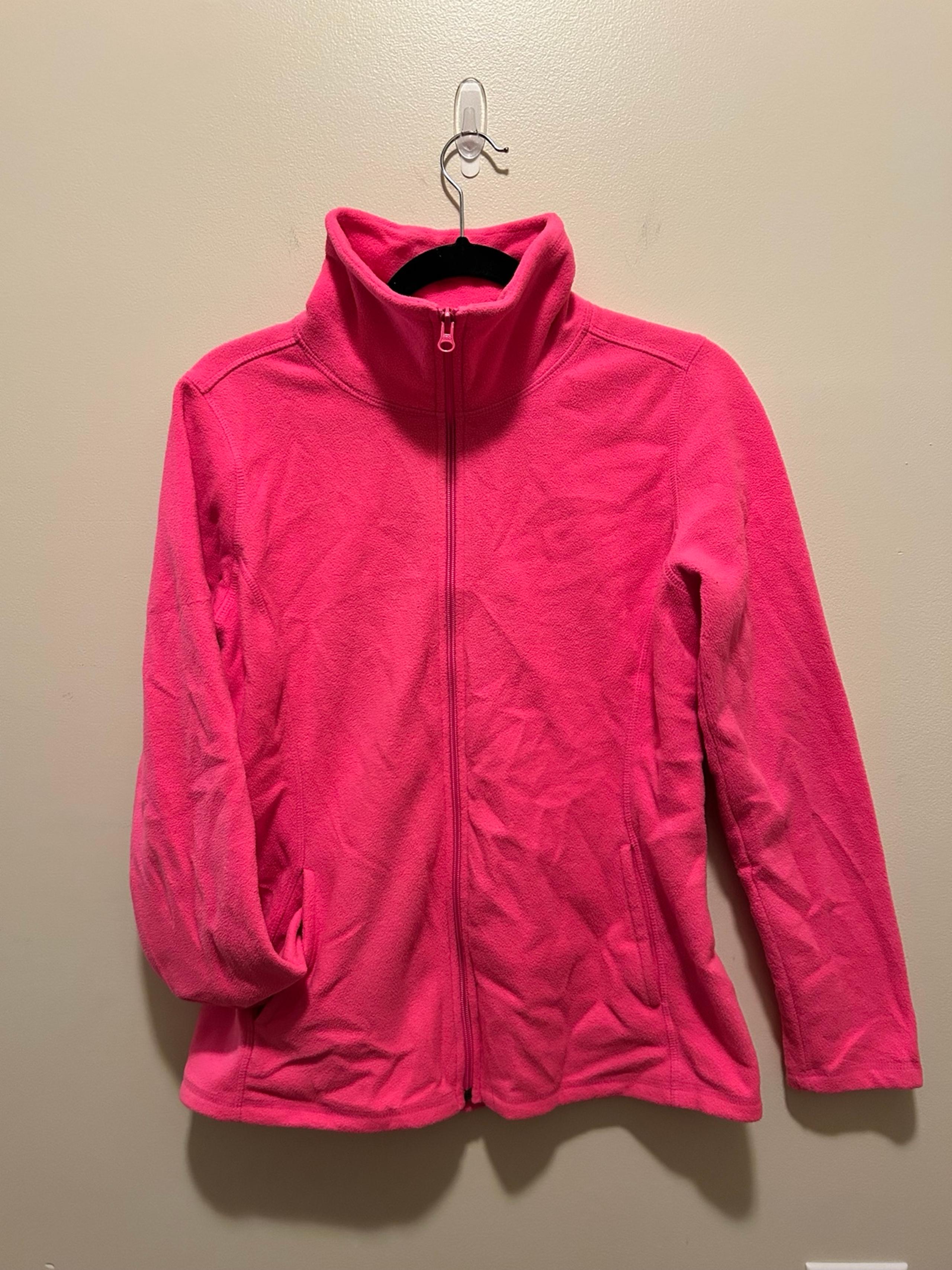 Old Navy Women’s Barbie Pink Fleece Full Zip Jacket S