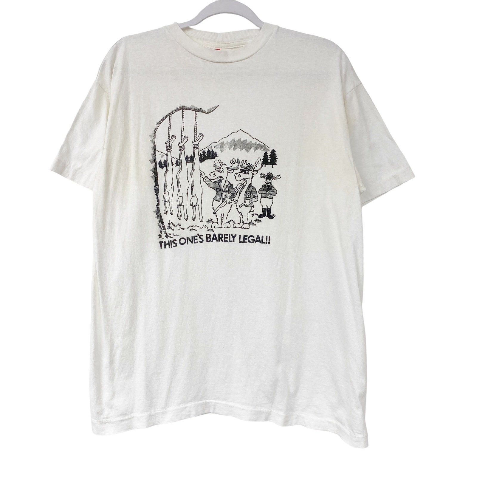 Vintage Caribbean Dream Mens Size XL Humor Graphic Single Stitch T-Shirt