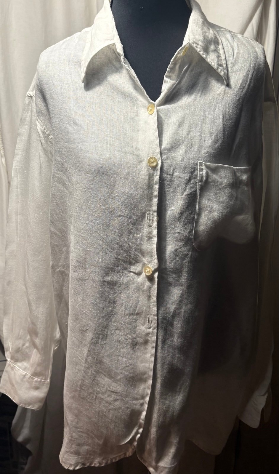 GAP Irish linen women’s button down shirt