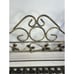 Antique-Style Hanging Plant Stand Shelf with Floral Back Panel