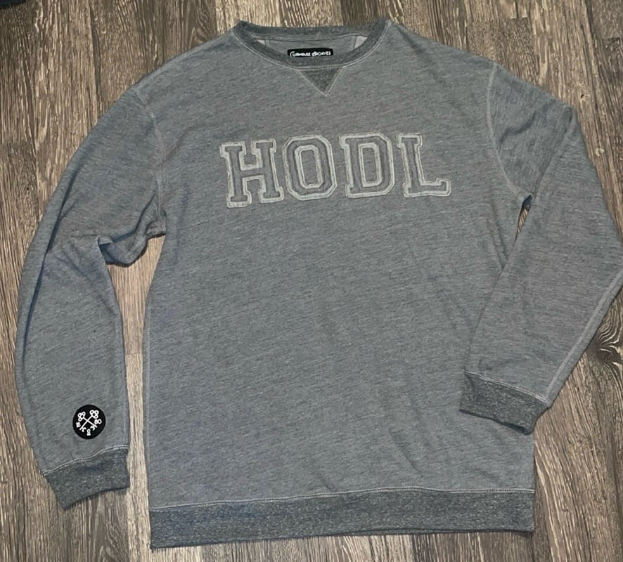 Clubhouse Archives HODL Unisex Luxe Crewneck Sweatshirt Size: XL