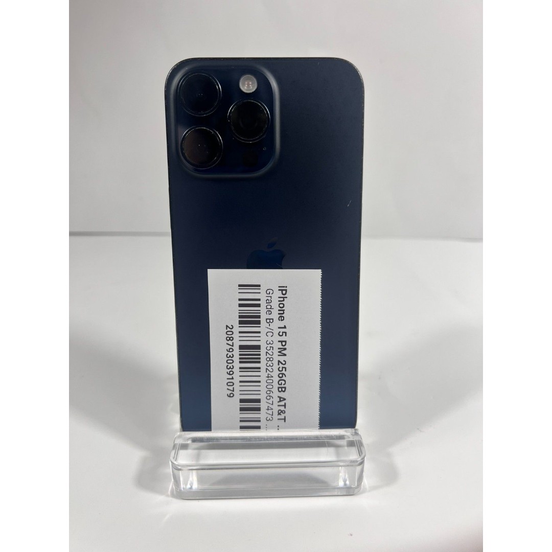 Apple iPhone 15 Pro Max - 256 GB - Blue Titanium (AT&T)
