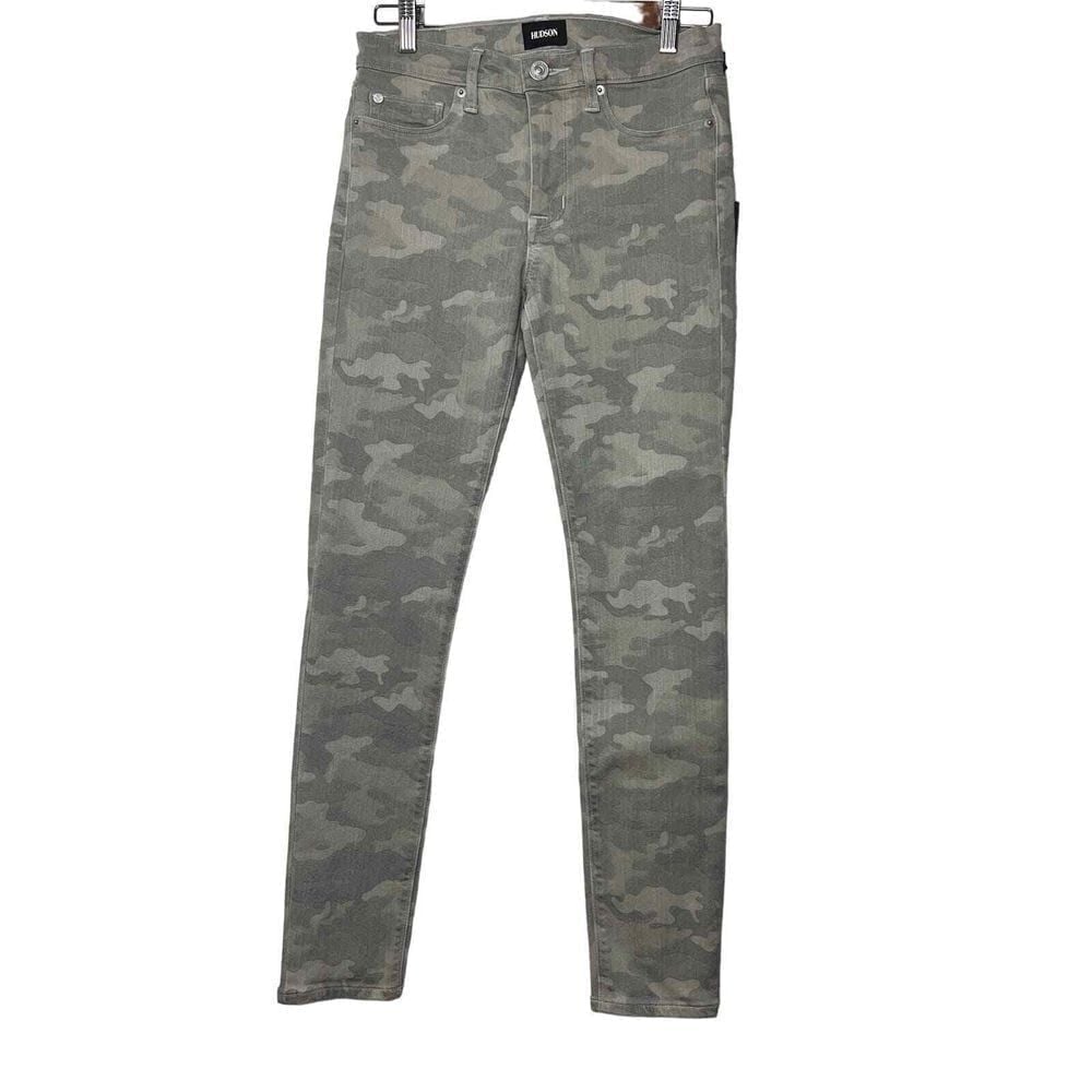 Hudson Midrise Nico Super Skinny Ankle Camo Jeans Size 27 NWT