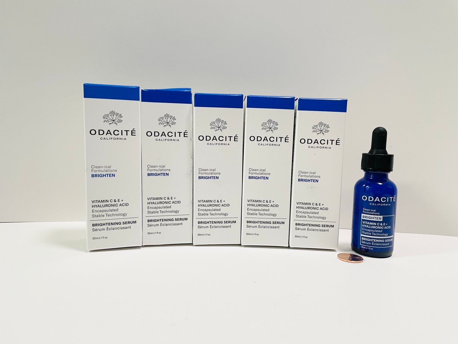 5 ODACITE Brightening Vitamin C & E + Hyaluronic Acid Serum 1 oz 30 mL Full Size