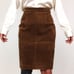 Vintage Deadstock Genuine Suede Skirt