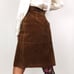 Vintage Deadstock Genuine Suede Skirt