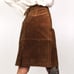 Vintage Deadstock Genuine Suede Skirt