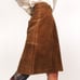 Vintage Deadstock Genuine Suede Skirt