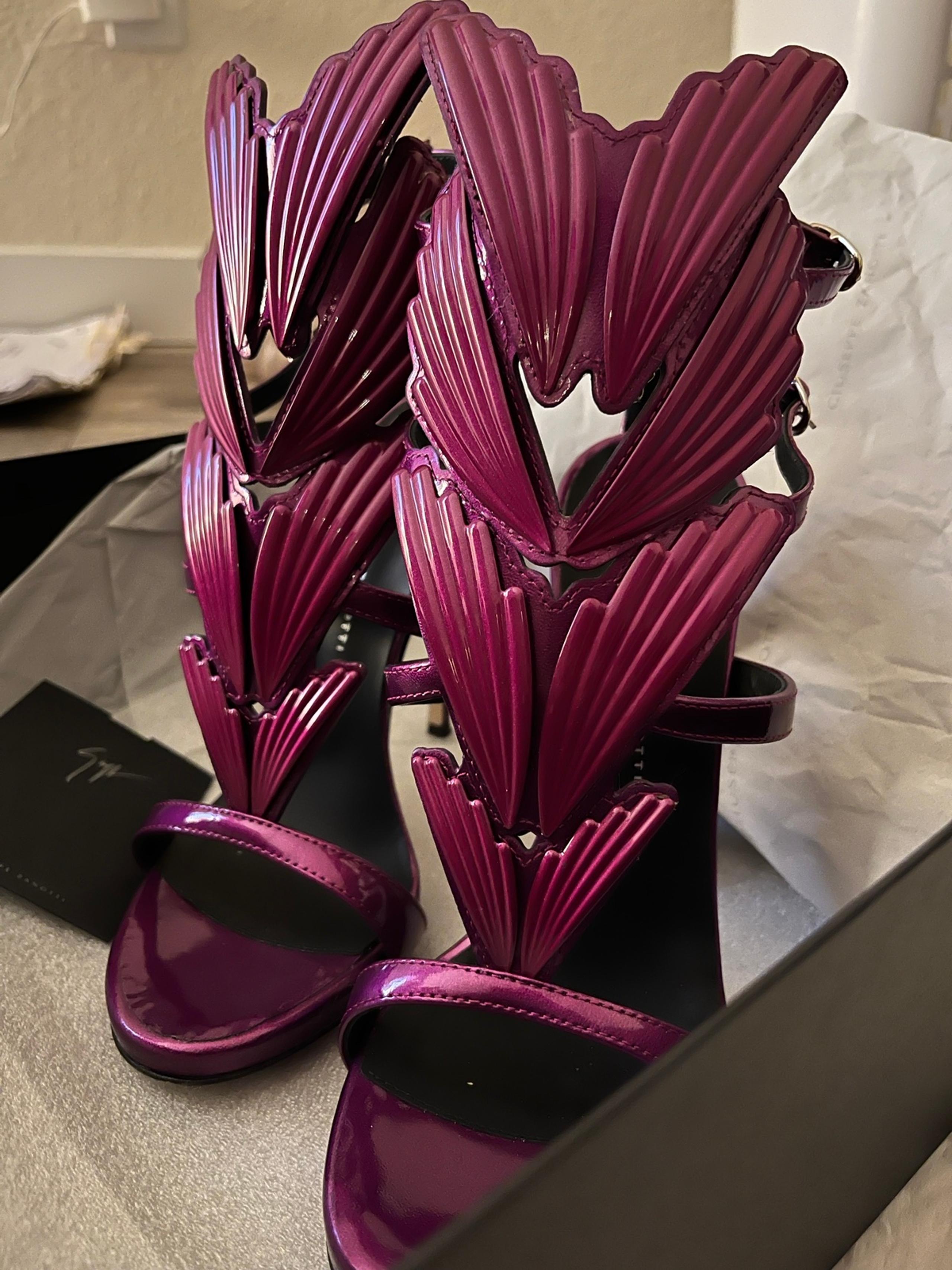 Giuseppe Zanotti Violet Pink Cruel Alien 36.5 heels women’s size 6 purple cute