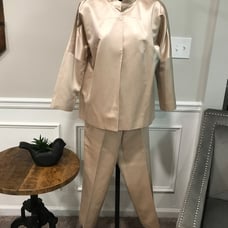 Women DKNY Pink Satin Suit (10)