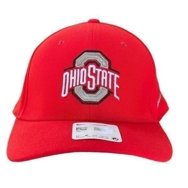 Nike Ohio State Buckeyes Men's Flex Dri-Fit Cap Red One Size