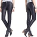 Free People Vegan Leather Moto Skinny Leg Pants