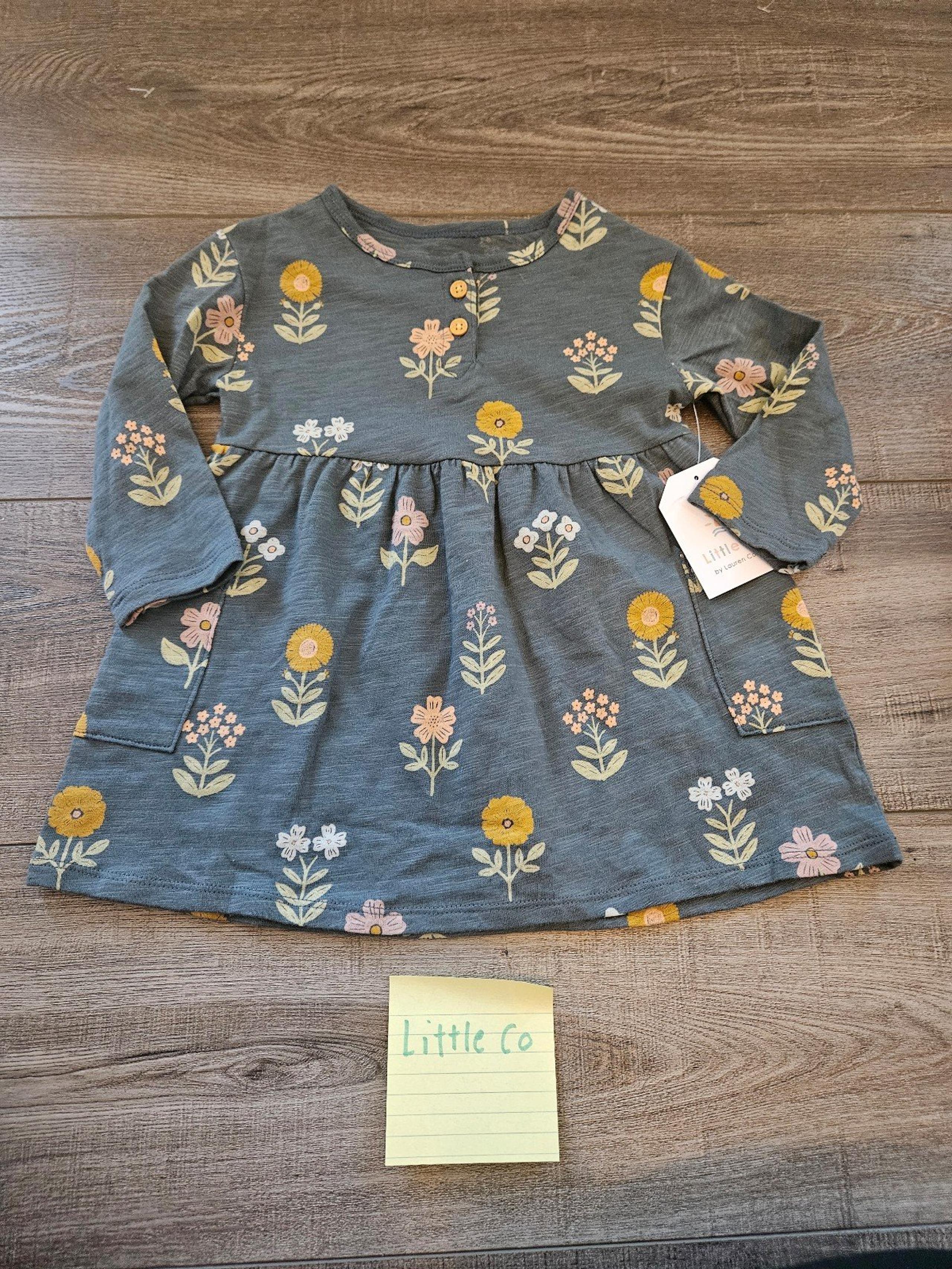 Little co baby girl dress 12 mos