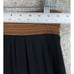 Scully Boho Western Skirt Women's Small Black Elastic Waist Tie Tiered