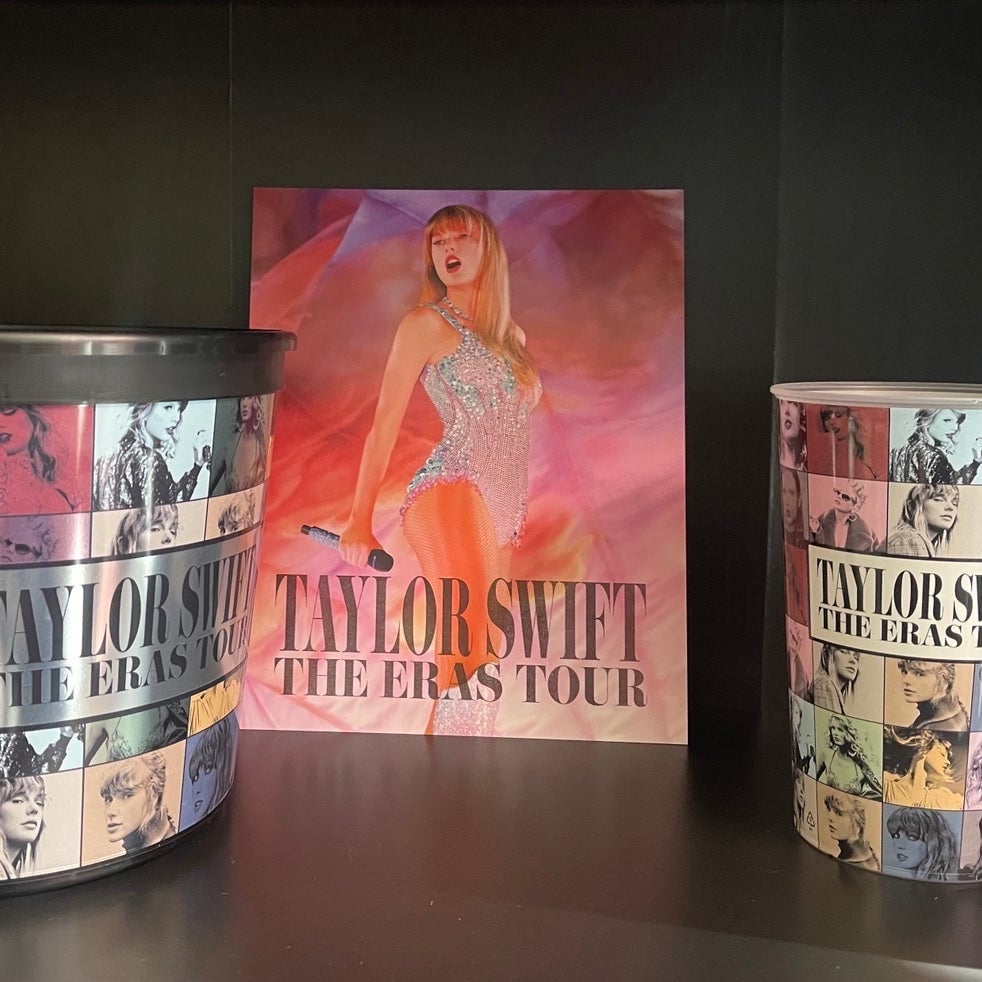 Taylor Swift The Eras Tour Movie AMC EXCLUSIVE Popcorn Bucket/ Cup/ Poster